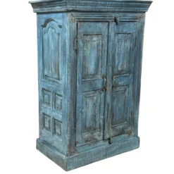 Wandkast blauw uniek