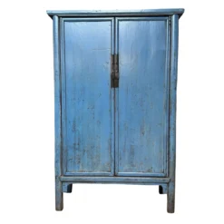Wandkast blauw uniek