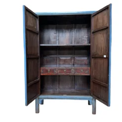Wandkast blauw uniek
