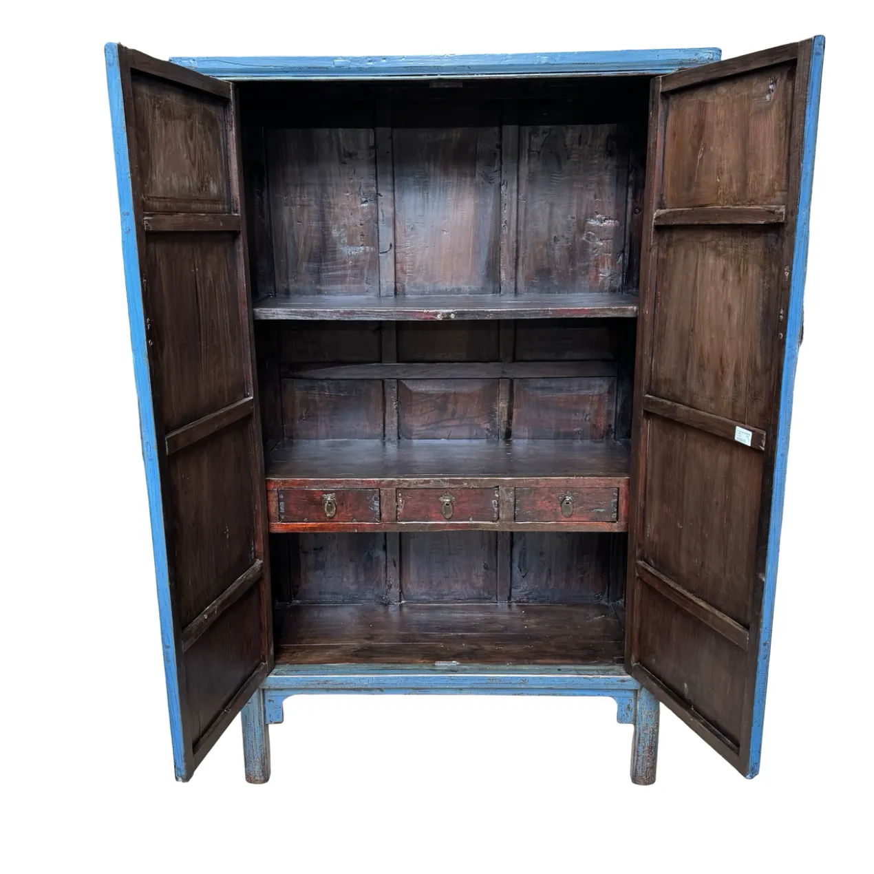 Wandkast blauw uniek