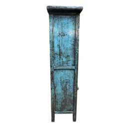 Wandkast blauw uniek lak