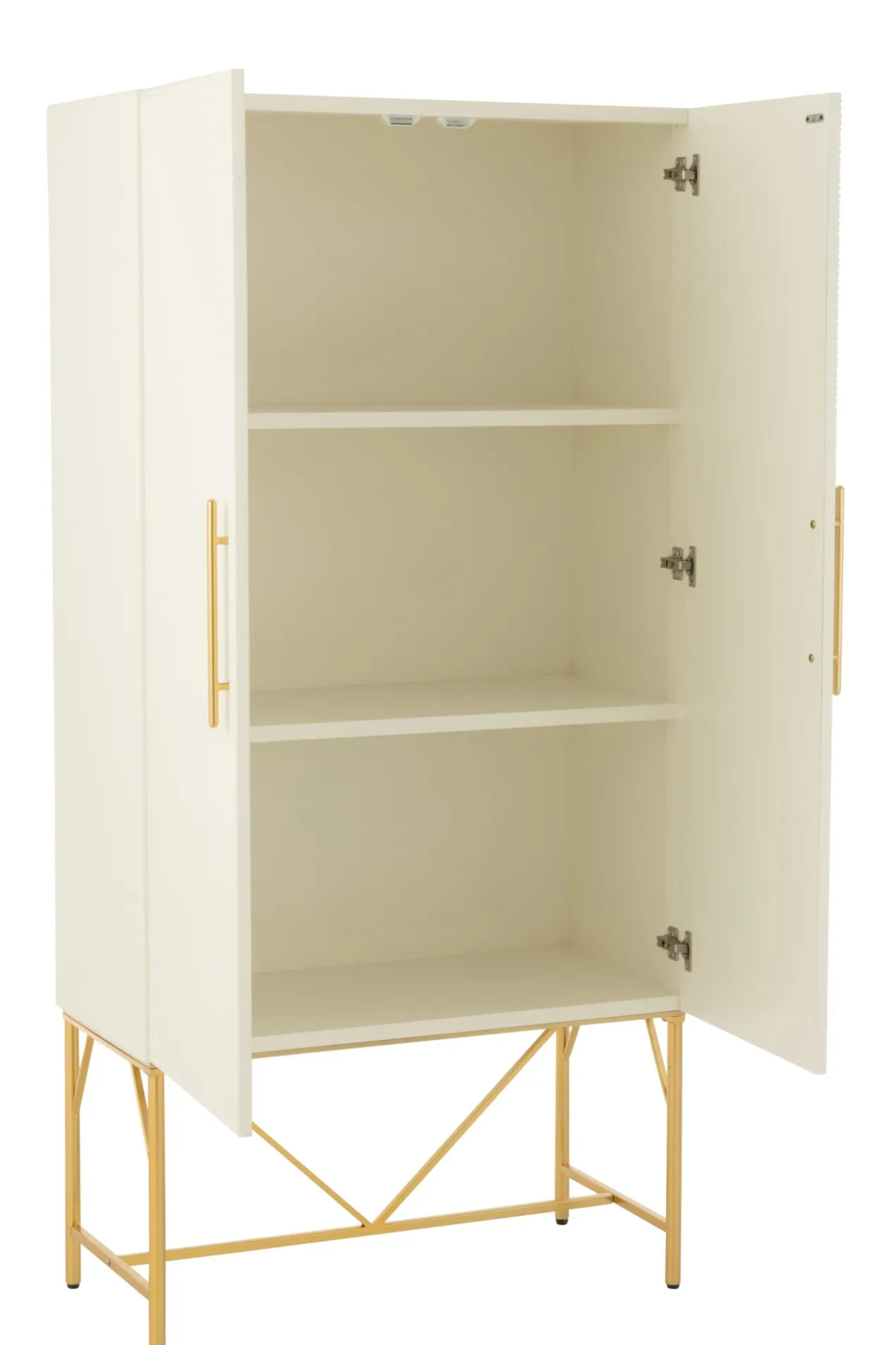 Wandkast Clara wit/goud