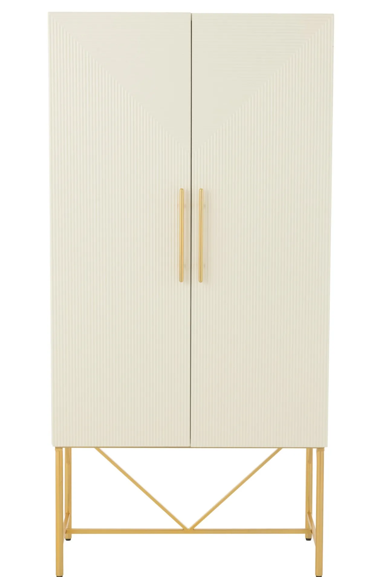 Wandkast Clara wit/goud
