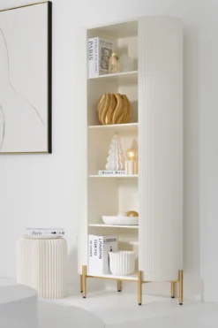 Wandkast Clara wit/goud