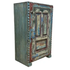 Wandkast 1 deur gekleurd uniek