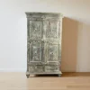 Wandkast 2 deur 2 la blauw uniek