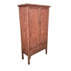 Wandkast 2 deur 4 la roze/rood uniek