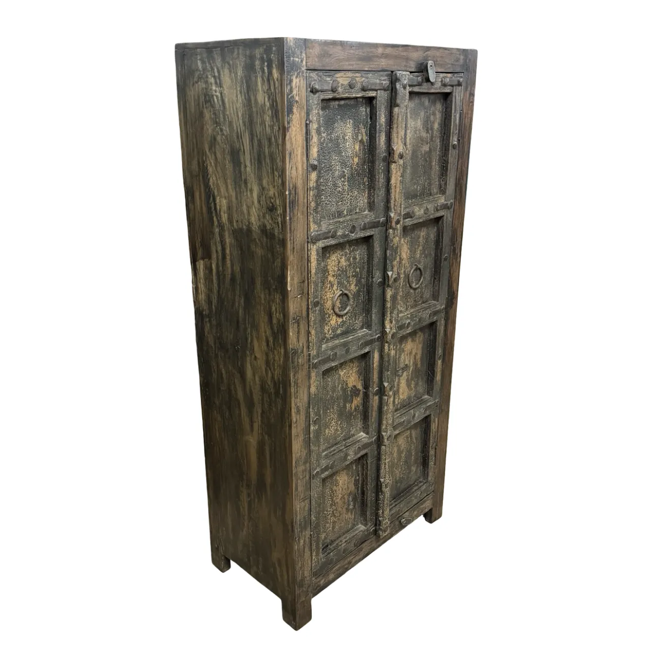 Wandkast 2 deur zwart finish