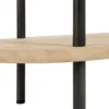 Wandkast Eli 5 planken mangohout/staal naturel