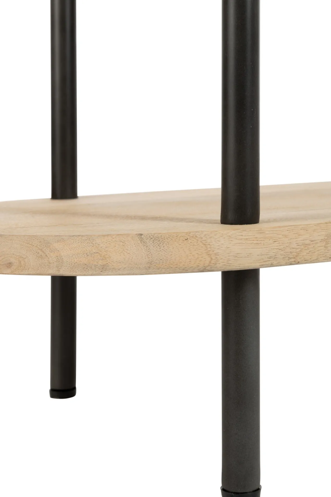 Wandkast Eli 5 planken mangohout/staal naturel