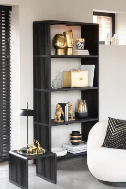 Wandkast Gigi 4 planken Zwart