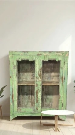 Wandkast groen uniek
