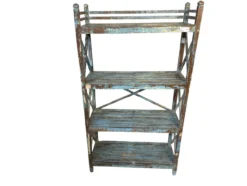 Wandkast groot uniek blauw
