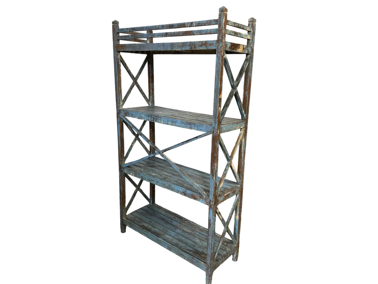 Wandkast groot uniek blauw