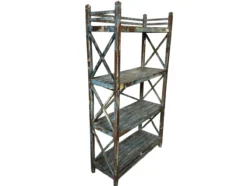 Wandkast groot uniek blauw