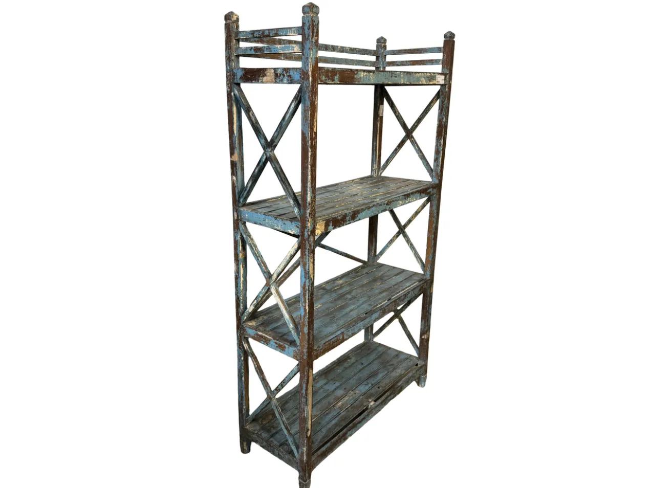 Wandkast groot uniek blauw