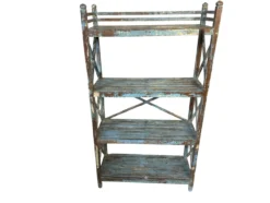 Wandkast groot uniek blauw