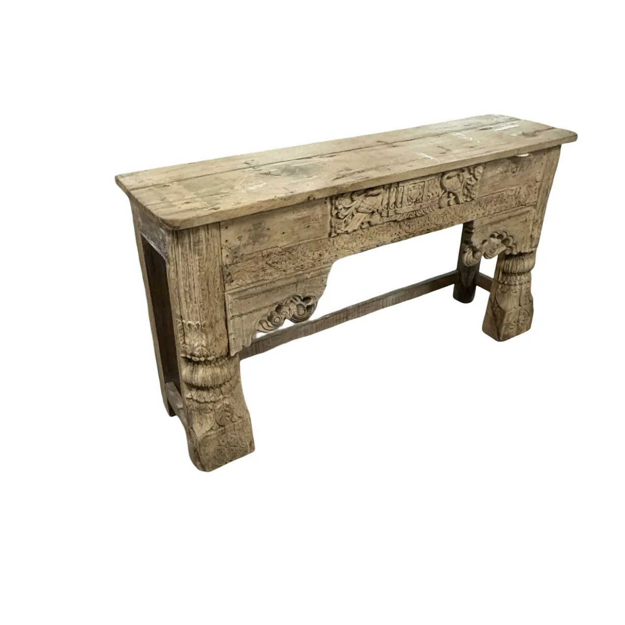 Wandkast met mooie snijwerk naturel