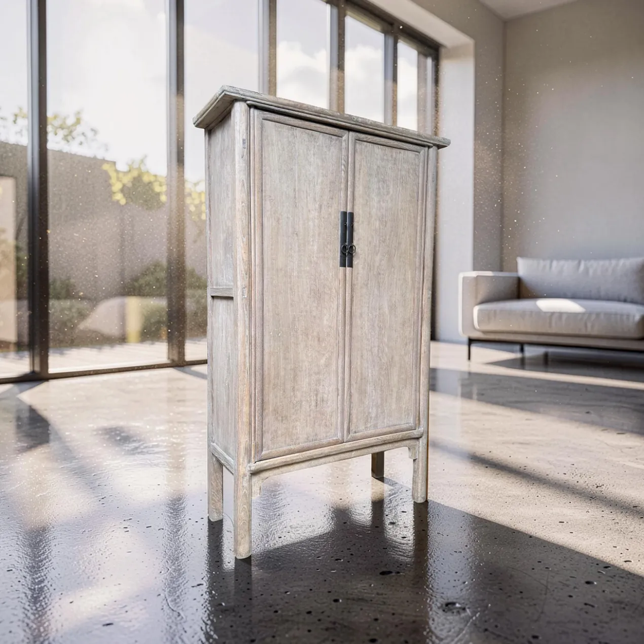 Wandkast naturel uniek