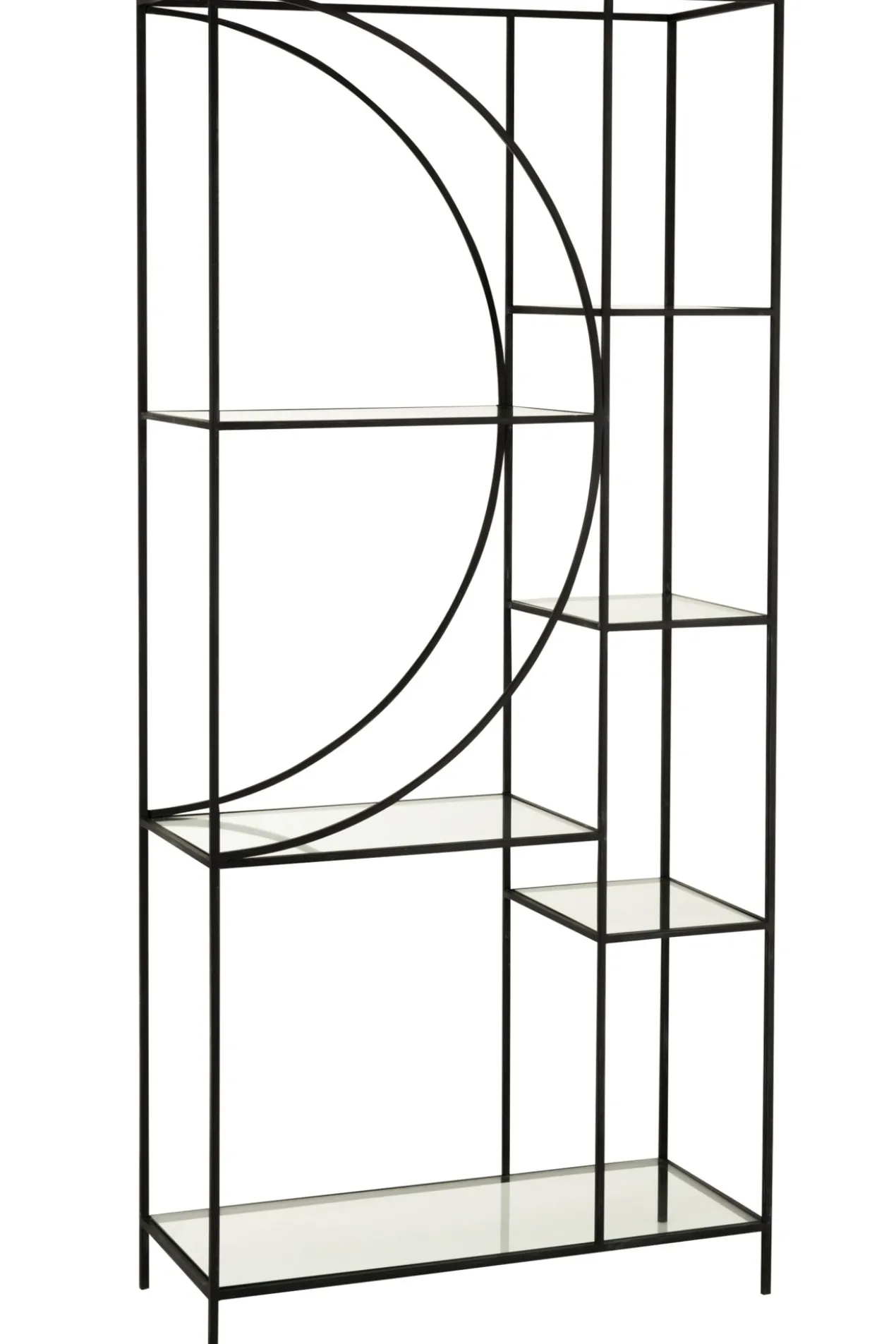 Wandkast/rek Nova Zwart