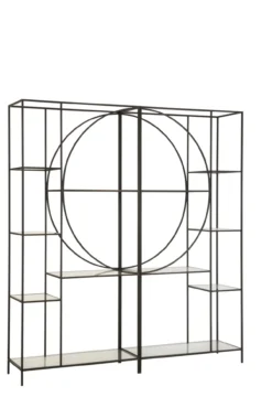 Wandkast/rek Nova Zwart
