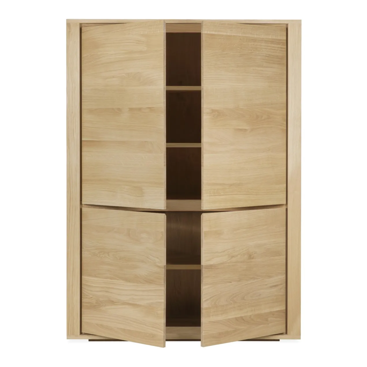 Wandkast Shadow - eiken geolied - 115x45x160
