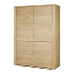 Wandkast Shadow - eiken geolied - 115x45x160