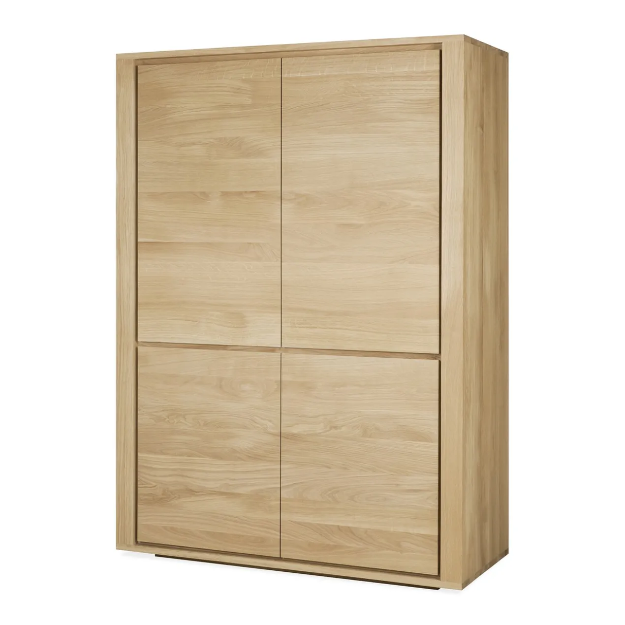Wandkast Shadow - eiken geolied - 115x45x160