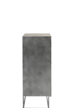 Wandkast Shanil 2 deuren bruin/grijs