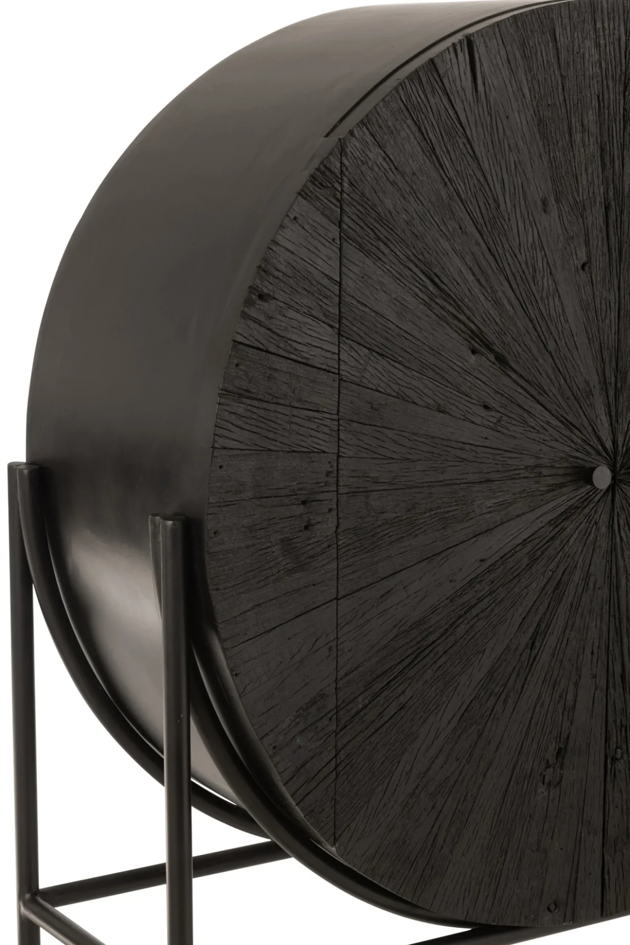 Wandkast Shanil Rond zwart