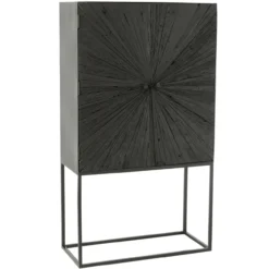 Wandkast Shanil zwart