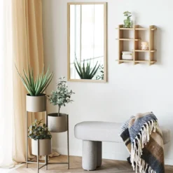 Wandkast Sien naturel 40x40 cm