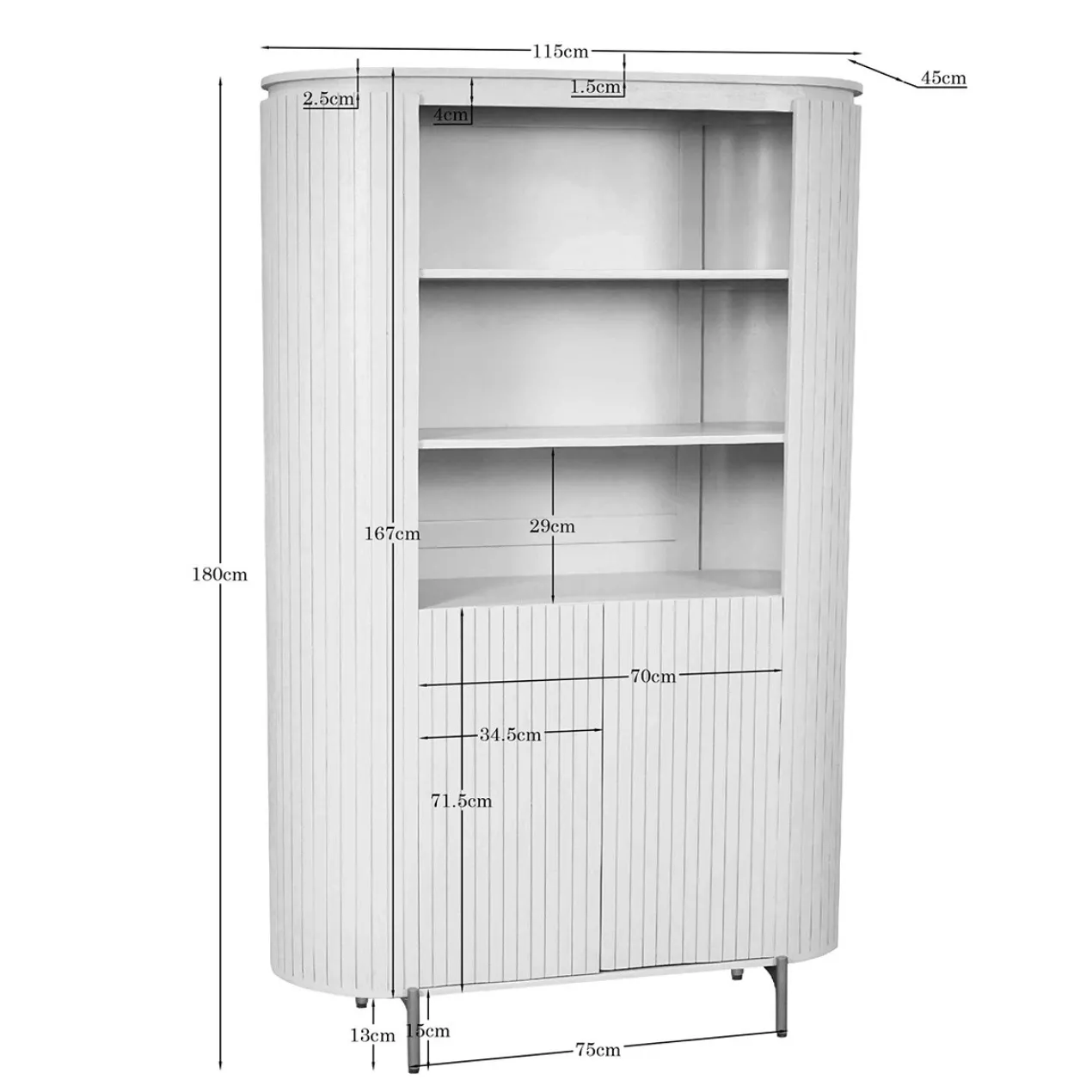 Wandkast Sol Witzand