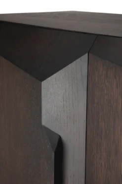 Wandkast Stairs - bruin eikenhout - 100x46x150