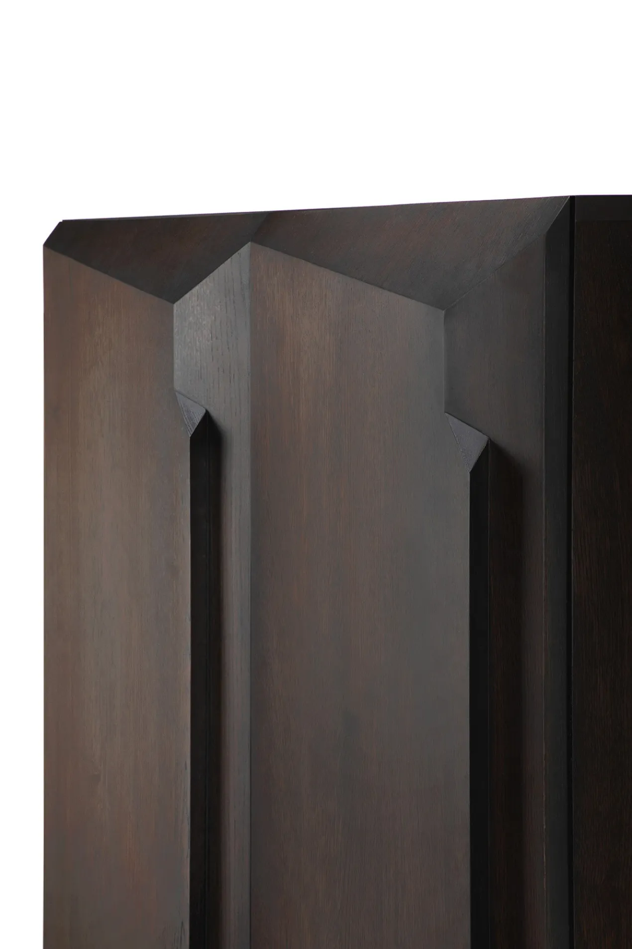 Wandkast Stairs - bruin eikenhout - 100x46x150
