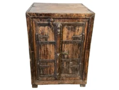 Wandkast vierkant antiek finish