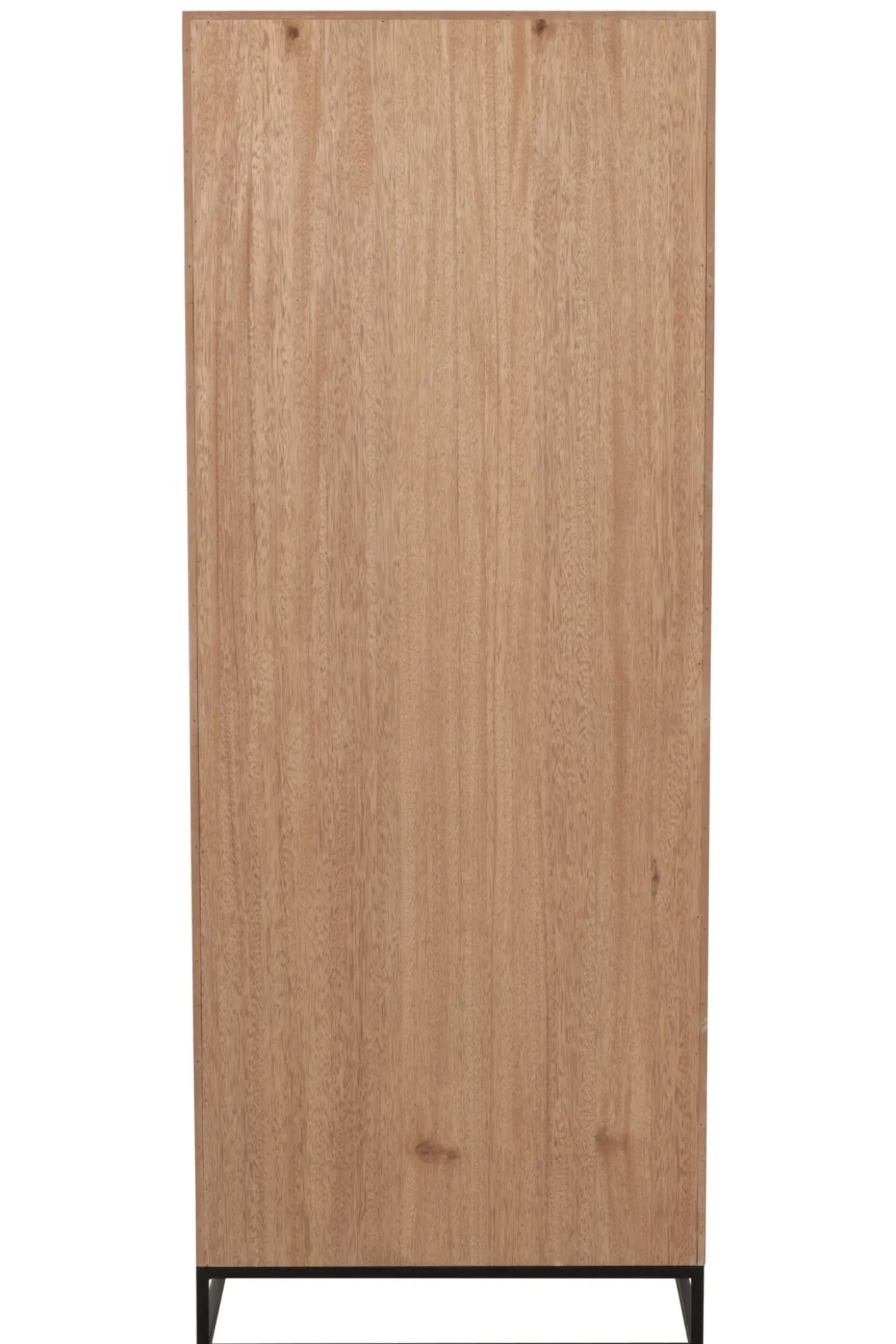Wandkast Zigzag hout/metaal Naturel