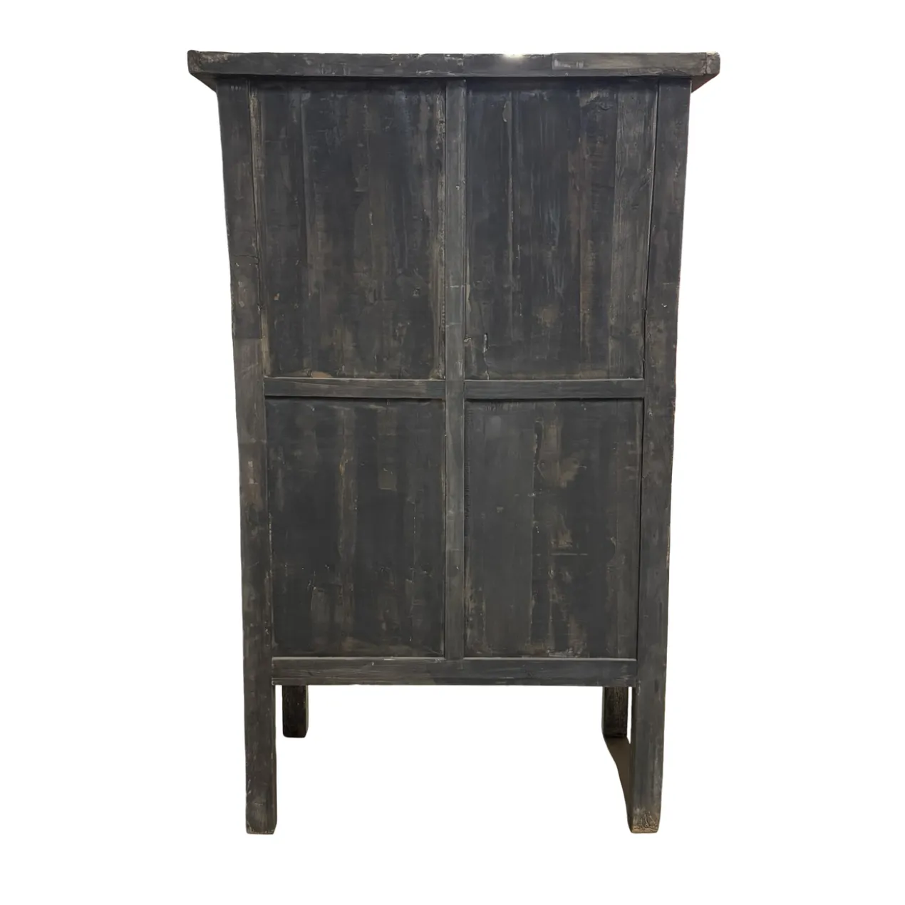 Wandkast zwart/beige