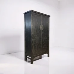 Wandkast zwart handgemaakt uniek