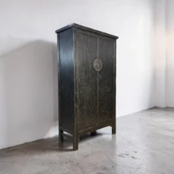 Wandkast zwart handgemaakt uniek