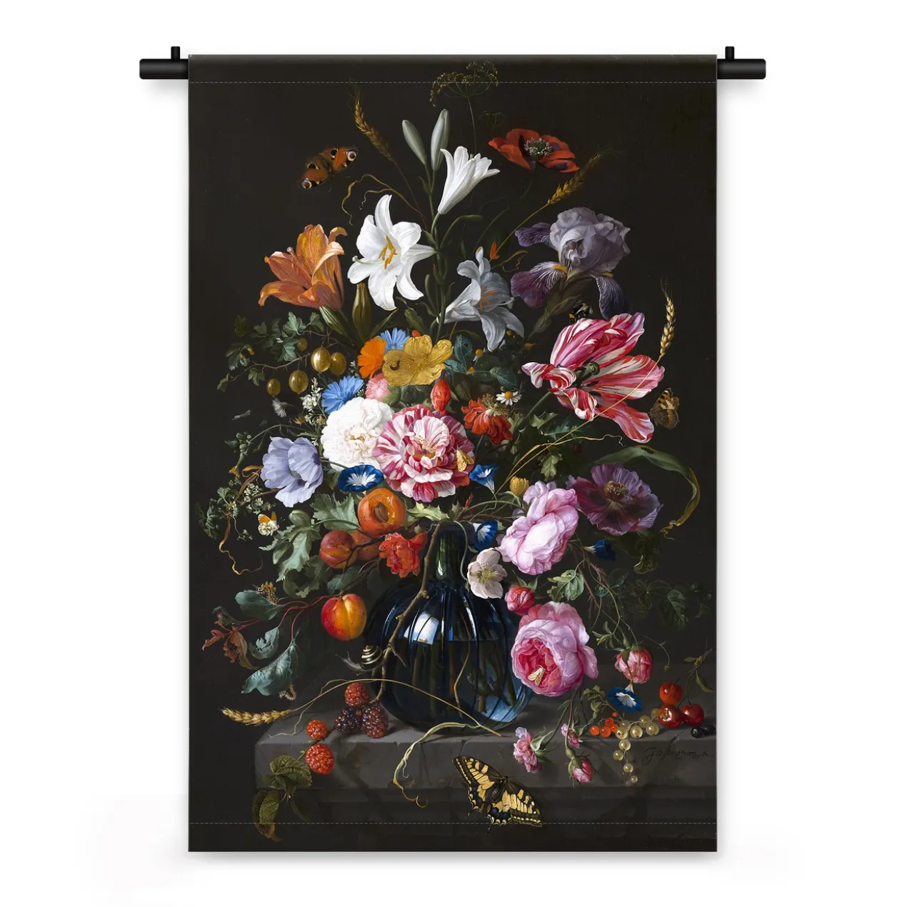Wandkleed Bloemen in vaas 6 100 x 150 cm