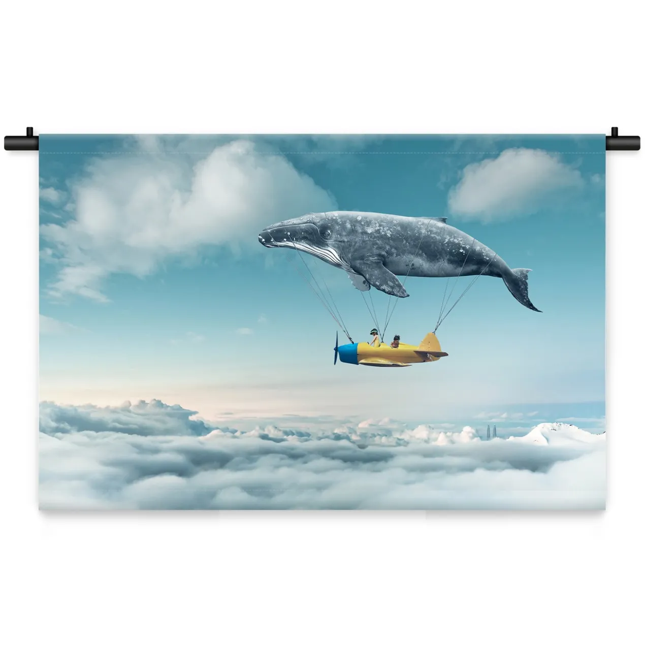 Wandkleed De droom om te vliegen 120 x 80 cm