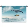 Wandkleed De droom om te vliegen 180 x 120 cm
