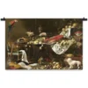 Wandkleed Stilleven met hond en papegaai 210 x 150