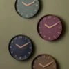 Wandklok Amena Bordeaux