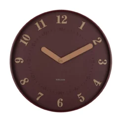 Wandklok Amena Bordeaux