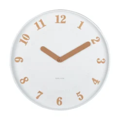 Wandklok Amena Wit
