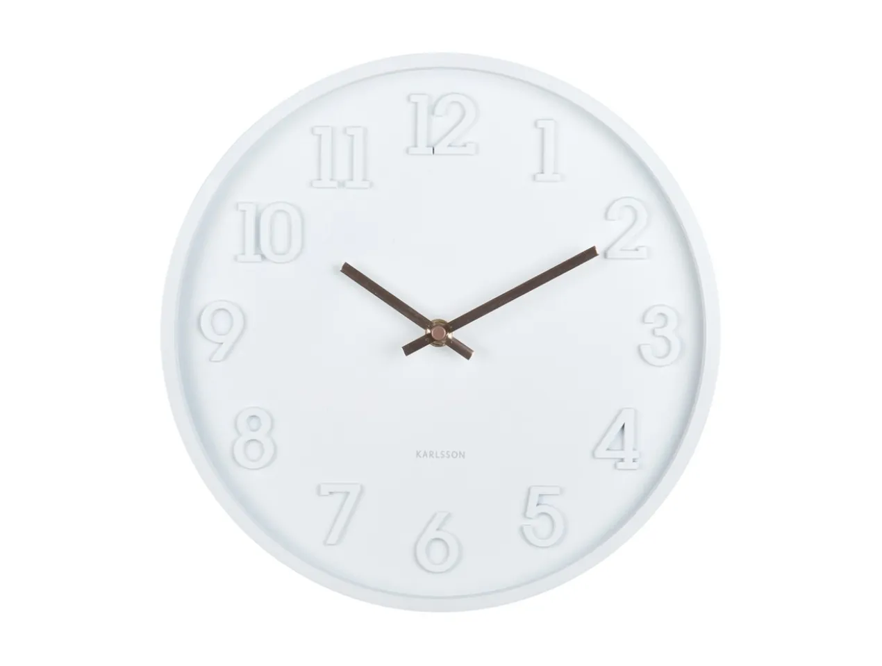 Wandklok Calma - Wit