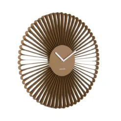 Wandklok Cascara Mokkabruin
