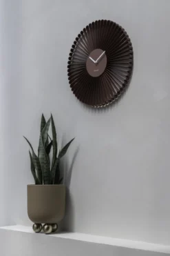 Wandklok Cascara Rode oker